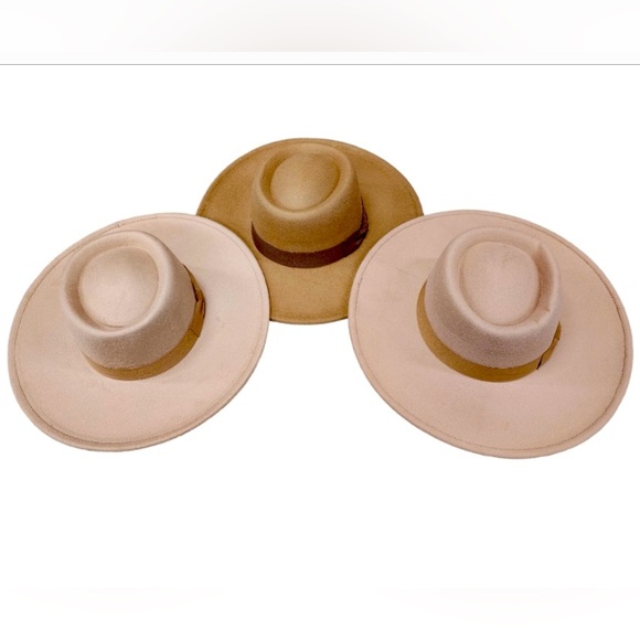 New Broad Brim Fedora Hat - Picture 1 of 8